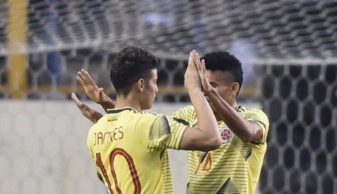 James y Luis Díaz - Selección Colombia