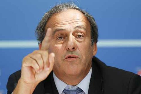 El exfutbolista francés y expresidente de la UEFA Michel Platini