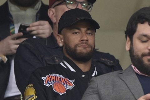 Neymar viendo un partido en la Copa América Brasil 2019
