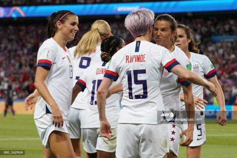 Megan Rapinoe anotó los goles de la victoria de Estados Unidos ante Francia.