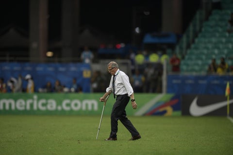 El técnico Óscar Washington Tabárez
