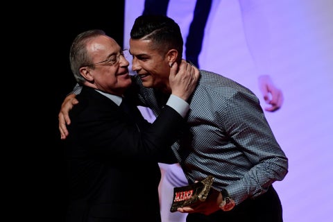 Florentino Pérez y Cristiano Ronaldo