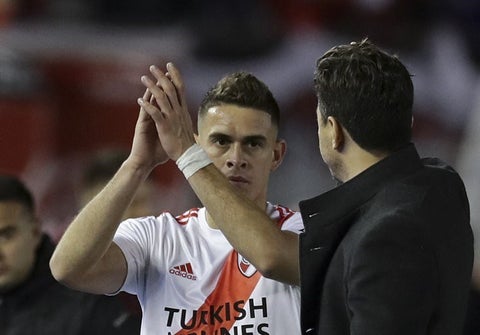 Rafael Santos Borré y Marcelo Gallardo - River Plate