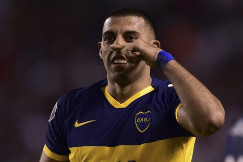 Wanchope Ábila, delantero de Boca Juniors