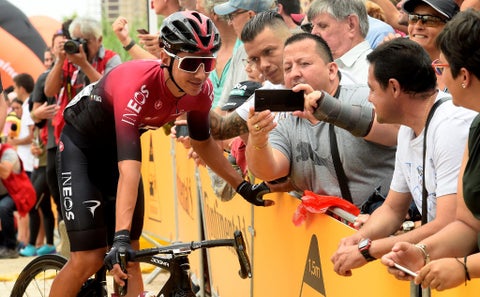 Sebastián Henao, ciclista colombiano del Team Ineos