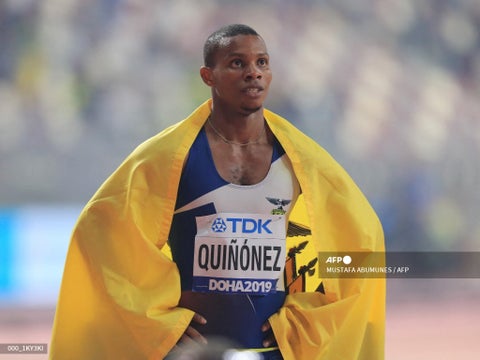 Alex Quiñonez, atleta ecuatoriano