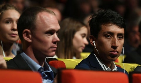 Egan Bernal, Chris Froome