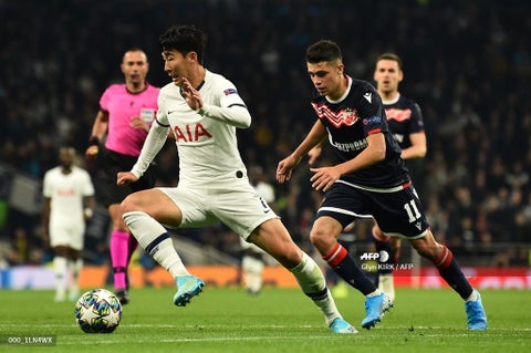 Tottenham vs Estrella roja - Champions League