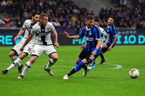 Inter vs Parma, Serie A de Italia