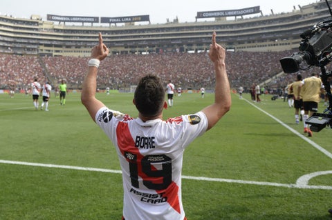 Rafael Santos Borré, delantero colombiano de River Plate