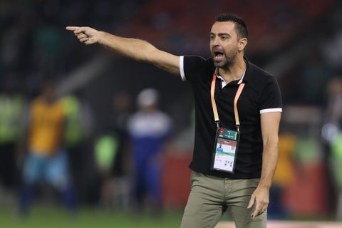 Xavi Hernández, entrenador español