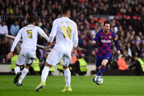 Barcelona vs Real Madrid, liga española