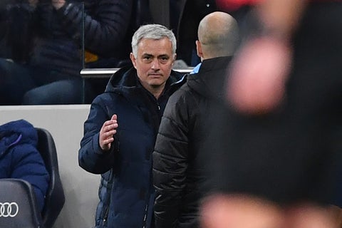 Mourinho y Guadiola - Premier League