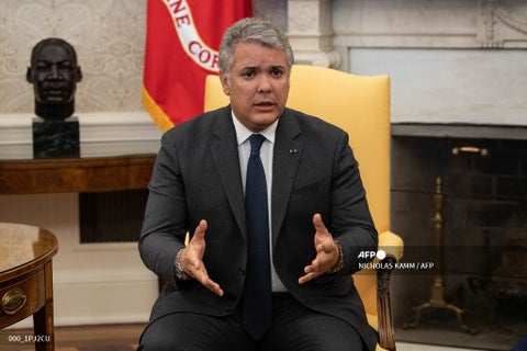 Iván Duque, presidente de Colombia