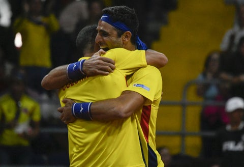 Juan Sebastián Cabal y Robert Farah en Copa Davis