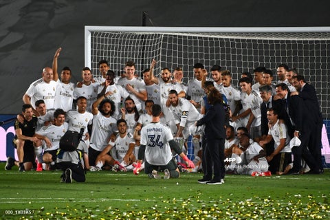 Real Madrid campeón de la Liga Española 2020