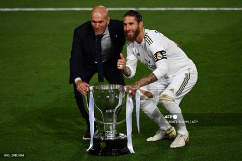 Sergio Ramos y Zidane - Real Madrid