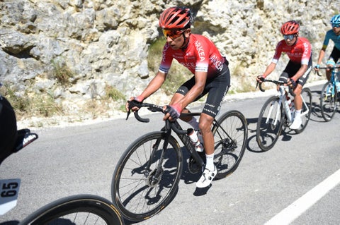 Nairo Quintana, líder del equipo Arkea en la París Niza