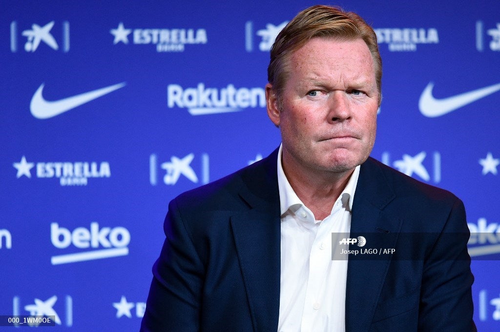 Ronald Koeman, técnico del Barcelona