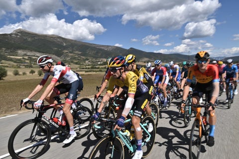 Primoz Roglic en el Tour de Francia 2020