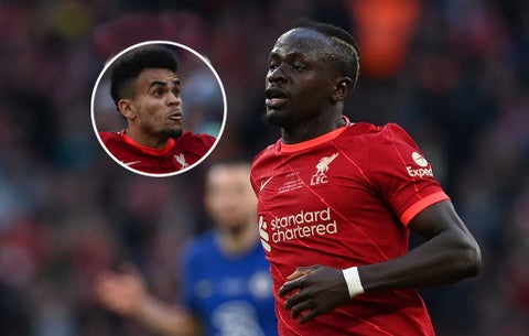 Sadio Mané y Luis Díaz