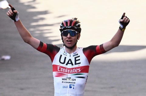 Tadej Pogacar ganó la Strade Bianche