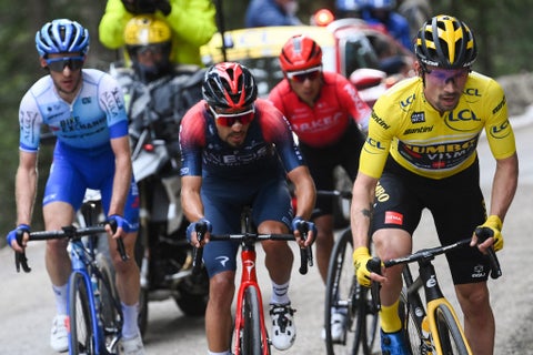 Nairo Quintana en la séptima etapa de la París Niza 2022