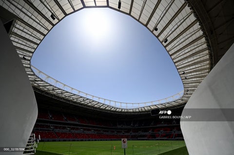 Ahmad Bin Ali Stadium, Sede del mundial de Qatar, durante la época de verano.