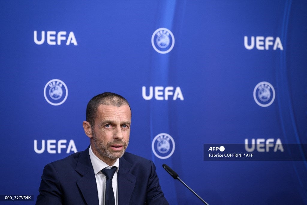 Aleksander Ceferin, presidente de la UEFA.