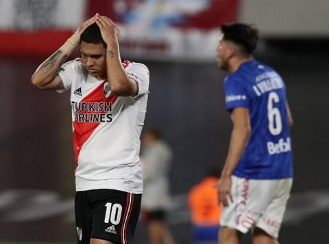 Juan Fernando Quintero en su vuelta a River Plate