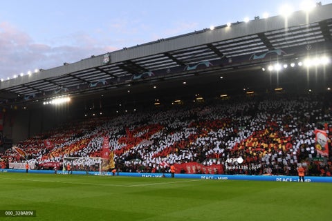 Hinchada de Liverpool