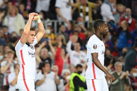 Barcelona vs Eintracht Frankfurt; Europa League, Rafael Santos Borré