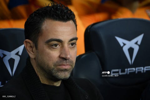 Xavi Hernández, DT de Barcelona 2022-I