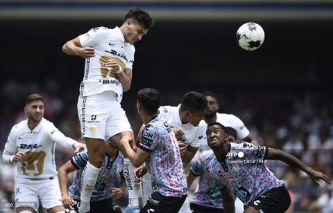 Pumas en la victoria ante Pachuca por la LIGA MX 2022.