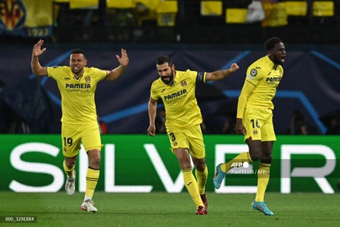 Gol de Villarreal ante Liverpool.