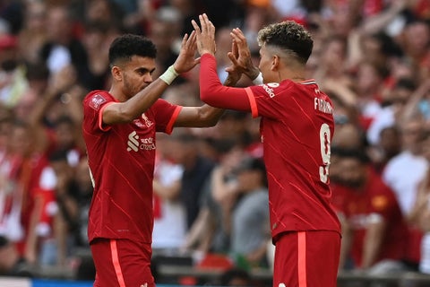 Luis Díaz sustituido en la final de la FA CUP con Liverpool.