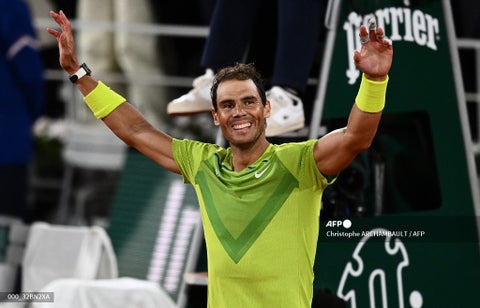 Nadal luego de su victoria ante Djokovic