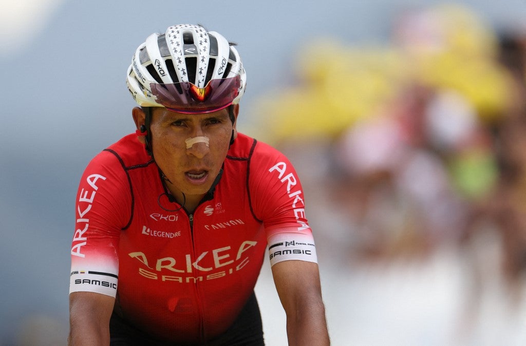 Nairo Quintana en la etapa 16 del Tour de Francia 2022