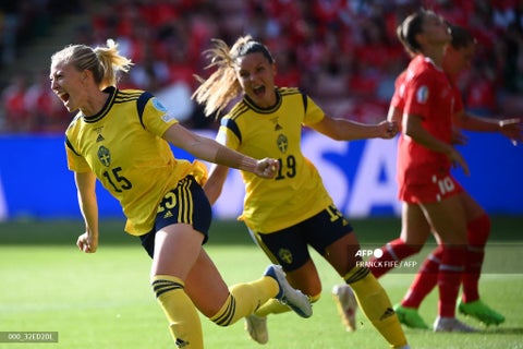 Suecia vs Suiza - Euro Femenina