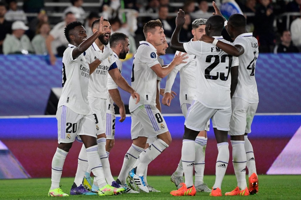 Real Madrid vs Frankfurt - Supercopa de Europa 2022