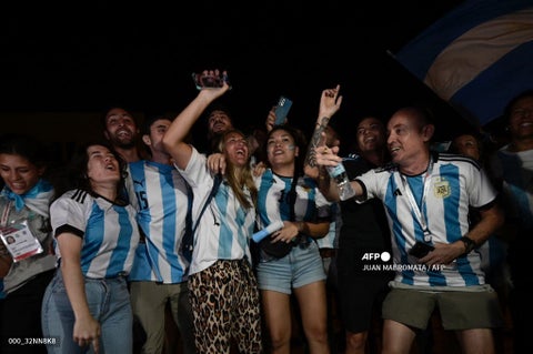 Hinchas de Argentina en Qatar 2022
