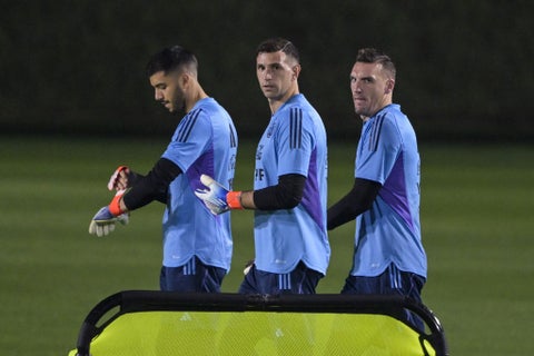 'Dibu' Martínez - Franco Armani y Gerónimo Rulli