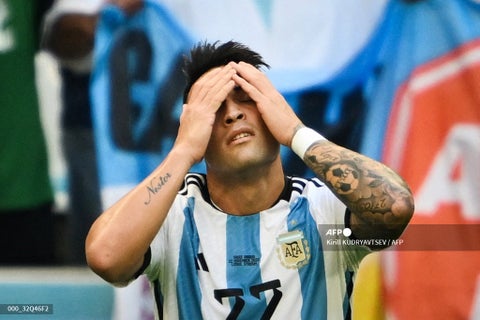 Lautaro Martínez - Argentina vs Arabia
