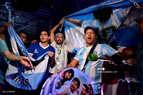 Hinchas de Argentina en Qatar 2022