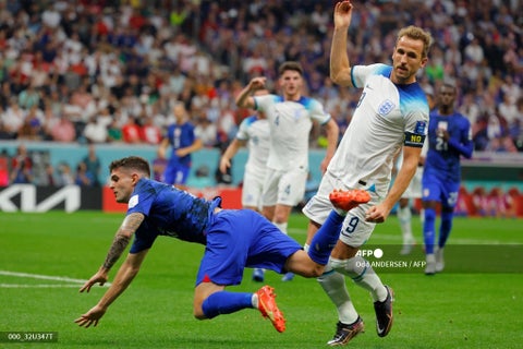 Inglaterra vs Estados Unidos -Mundial Qatar 2022