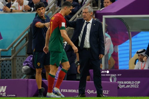 Fernando Santos defiende a Cristiano Ronaldo
