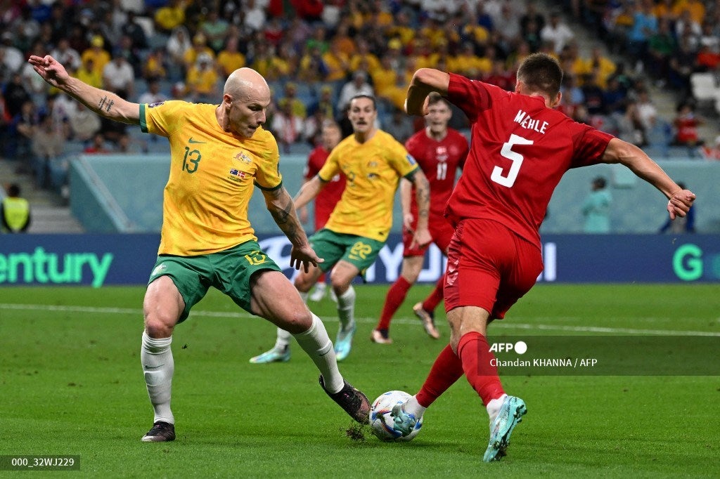 Dinamarca vs Australia, Mundial Qatar 2022