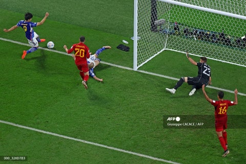 El gol de Japón ante España que despierta la polémica en el Mundial