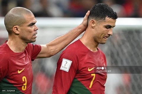 Cristiano Ronaldo y Pepe (Portugal) - Mundial Qatar 2022