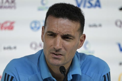 Lionel Scaloni, técnico de Argentina, en la previa ante Países Bajos